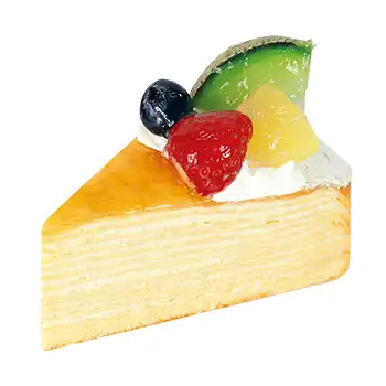 フルーツミルクレープ