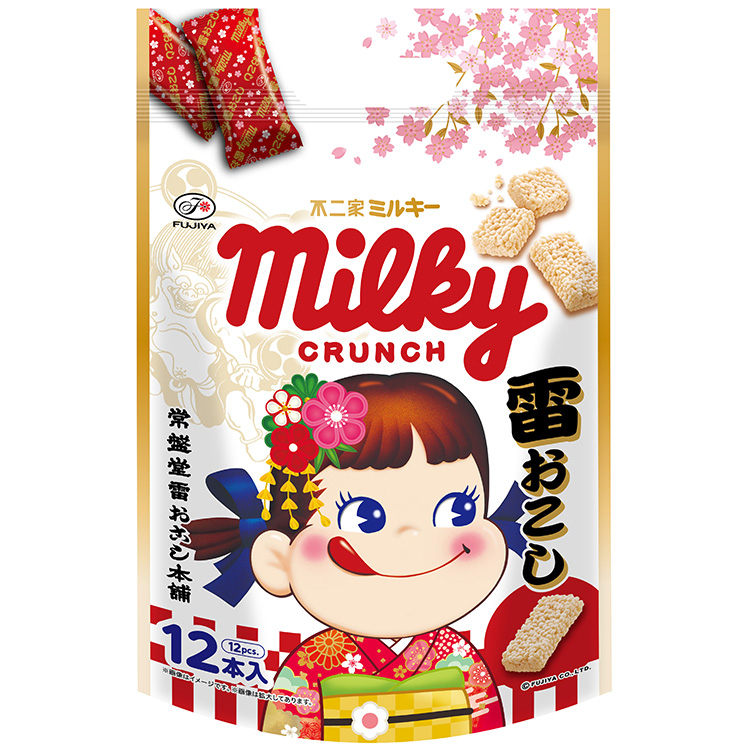 １２本ミルキークランチ雷おこし
